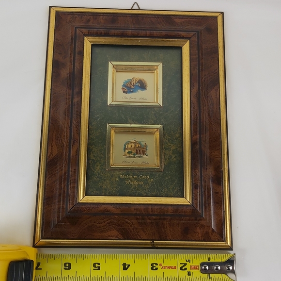 - Vintage gold tone framed painting - Picture 6 of 8